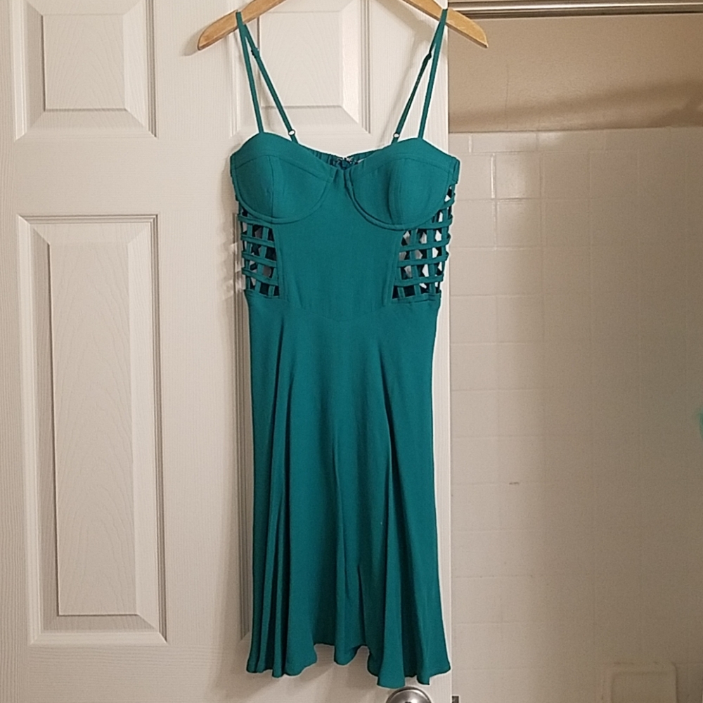 Lush green dress